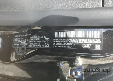 2021 Jeep Renegade Sport из США, поврежденный, VIN ZACNJDAB2MPM55729